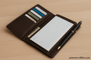 Chéquier format portefeuille