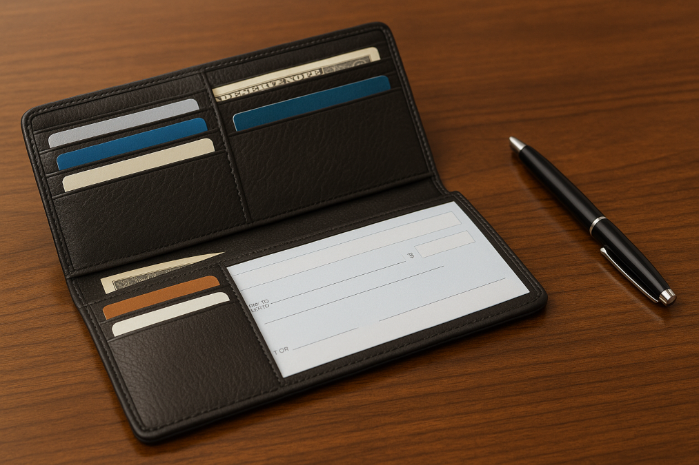 Chéquier format portefeuille